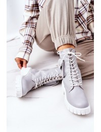 Išskirtinio dizaino aukštos kokybės batai su stilinga kišenėle - UK50 L.GREY