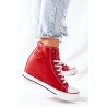 Stilingi odiniai Cross Jeans batai su platforma - II2R4026 RED