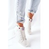 Balti suvarstomi Cross Jeans bateliai - II2R4022 WHITE