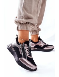 Madingi sportini stiliaus batai Black Aduan - 22-10646 BLK