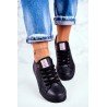 Juodi Cross Jeans suvarstomi bateliai - DD2R4029 BLK