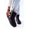 Šilti patogūs juodi Big Star žieminiai batai - II274120 BLK