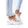 Madingi šilti patogūs sportinio stiliaus batai - HF219-9 WHITE