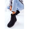 Juodos spalvos šilti žieminiai batai - 9SN26-1467 BLK