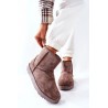 UGG stiliaus rudi patogūs žieminiai batai - 9BT26-1470 BROWN