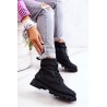 Juodi aukštos kokybės stilingi auliniai batai - UK70 BLK