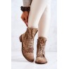 Aukštos kokybės natūralios verstos odos batai Nicole Camel  - 2695/023 CAMEL