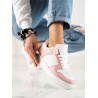 Stilingi baltos ir rožinės spalvos batai - NEY-14W/P