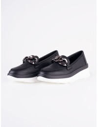 Stilingi aukštos kokybės patogūs juodos spalvos batai - XY23-10843B