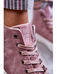 Aukštos kokybės šilti BIG STAR laisvalaikio stiliaus batai - EE274113 PINK