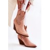 Stilingi batai Cowboy Pink Eleonore - B-817 PINK