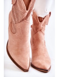 Stilingi batai Cowboy Pink Eleonore - B-817 PINK