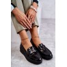 Juodos klasikinės spalvos stilingi batai - MK757 CZA/LAK