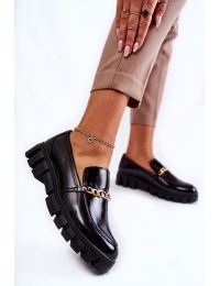 Stilingi lakuotos odos juodi batai - MK755 CZARNY LAK