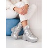 Sidabro spalvos žieminiai batai - 22-16061S