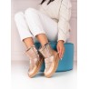 Rausvo aukso spalvos žieminiai batai - 22-16063GO