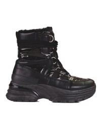 Šilti juodi žieminiai batai - 22-16061B