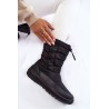 Juodi šilti patogūs žieminiai batai - KK274599 CZARNE