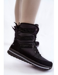 Juodi patogūs šilti žieminiai batai - PROGJ-22-134 BLACK