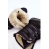 Juodi patogūs šilti žieminiai batai - PROGJ-22-134 BLACK