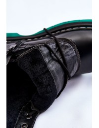 Stilingi patogūs juodi aulinukai - 22BT35-5079 BLK/GREEN