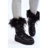 Juodi šilti žieminiai batai - FF-35/HY801 BLACK