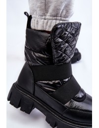 Patogūs juodi žieminiai batai - SG-175 BLACK