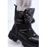 Patogūs juodi žieminiai batai - SG-175 BLACK