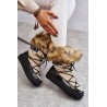 Šilti patogūs žieminiai batai - HY821-63 KHAKI