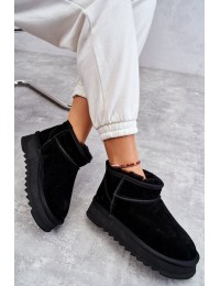 Šilti patogūs žieminiai batai - W5828 BLACK