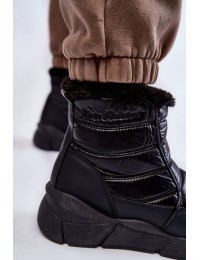 Juodi šilti žieminiai batai - TV_22SN26-5094 BLACK