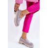 Šviesiai pilkos spalvos stilingi batai\n - UK132P L.GREY