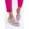 Šviesiai pilkos spalvos stilingi batai\n - UK132P L.GREY