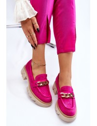 Stilingi Loafers stiliaus batai - C1237-5 FUCHSIA