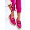 Stilingi Loafers stiliaus batai - C1237-5 FUCHSIA