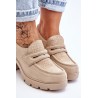 Stilingi natūralios odos smėlio spalvos batai - 20125 W.BEŻ+BOLZANO