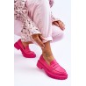 Stilingi Loafers modelio batai - CH835 FUCHSIA