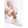 Stilingi laisvalaikio stiliaus batai su puošniu akcentu - LA231 WHITE