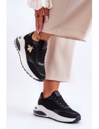 Stilingi laisvalaikio stiliaus batai su puošniu akcentu - LA231 BLACK