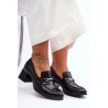 Juodi natūralios odos klasikinio stiliaus batai - 20111 V.CZARNY+CN