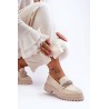 Smėlio spalvos stilingi batai Beige Aricka - 7961 BEIGE