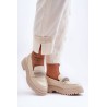 Smėlio spalvos stilingi batai Beige Aricka - 7961 BEIGE