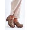 Aukštos kokybės stilingi natūralios odos rudi batai - 20097 V.FANGO
