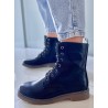 Klasikiniai moteriški batai su raišteliais FERDIA BLACK - KB S98