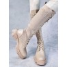 Suvarstomi moteriški batai elastingu aulu KEYSHIA BEIGE - KB A9515