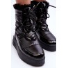 Šilti žieminiai moteriški batai - 22SN26-5003 BLACK