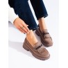 Shelovet moteriški rudi zomšiniai batai\n - GD-FL797A-TA