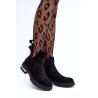 Juodi moteriški auliniai batai - NC1305 BLACK
