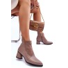 Elegantiški rudi moteriški aukštos kokybės batai - MR870-96 BEIGE
