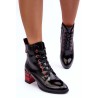 Stilingi aukštos kokybės moteriški aulinukai su raišteliais - MR870-49 BLACK